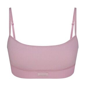 NWT SKIMS Ribbed Lavender Soft Lounge Bralette